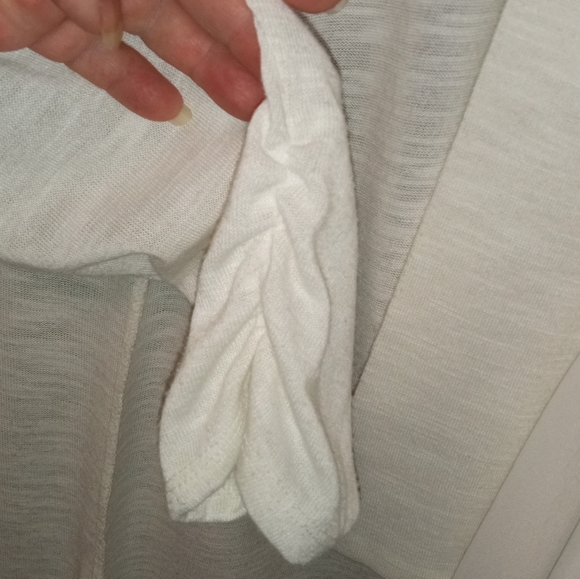 Kim Rogers Curvy lightweight sweater jacket size 2X creamy white - Picture 5 of 5